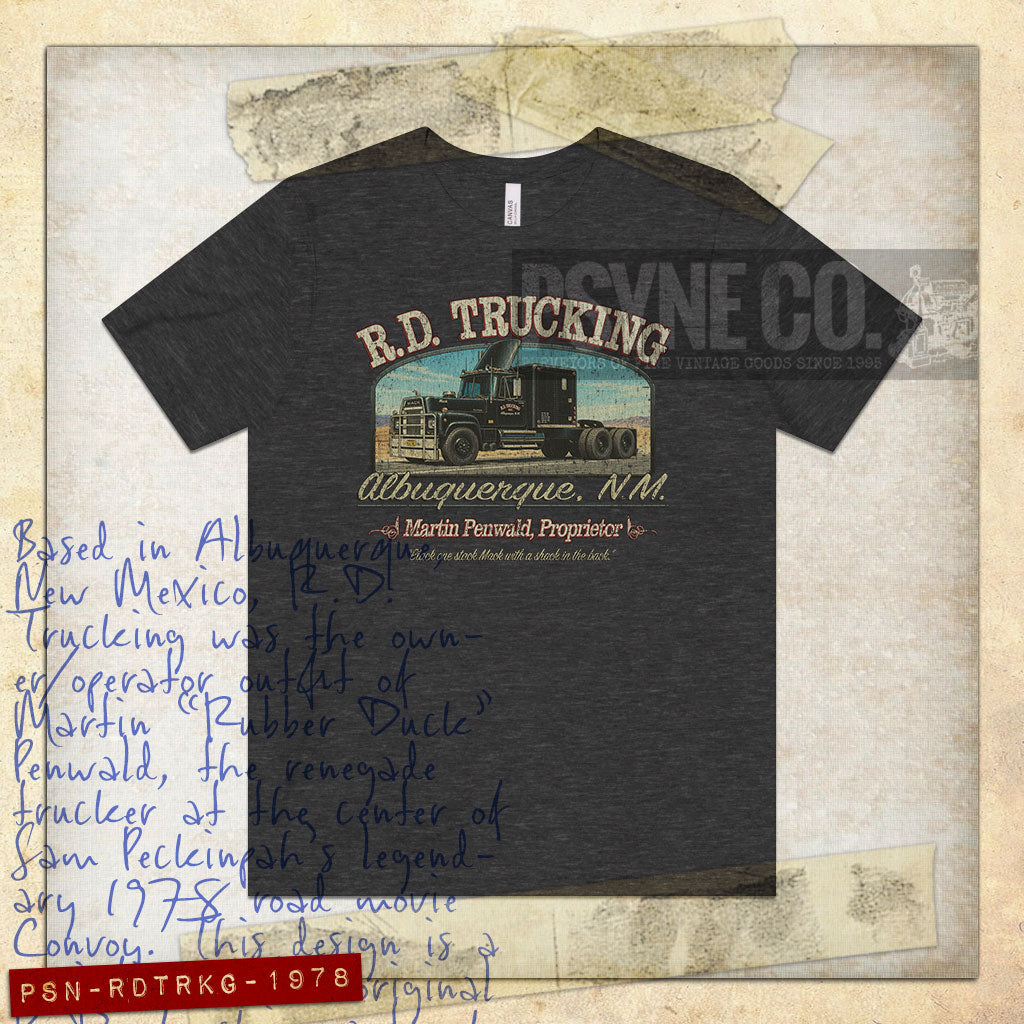 R.D. Trucking 1978 Vintage Men's T-Shirt