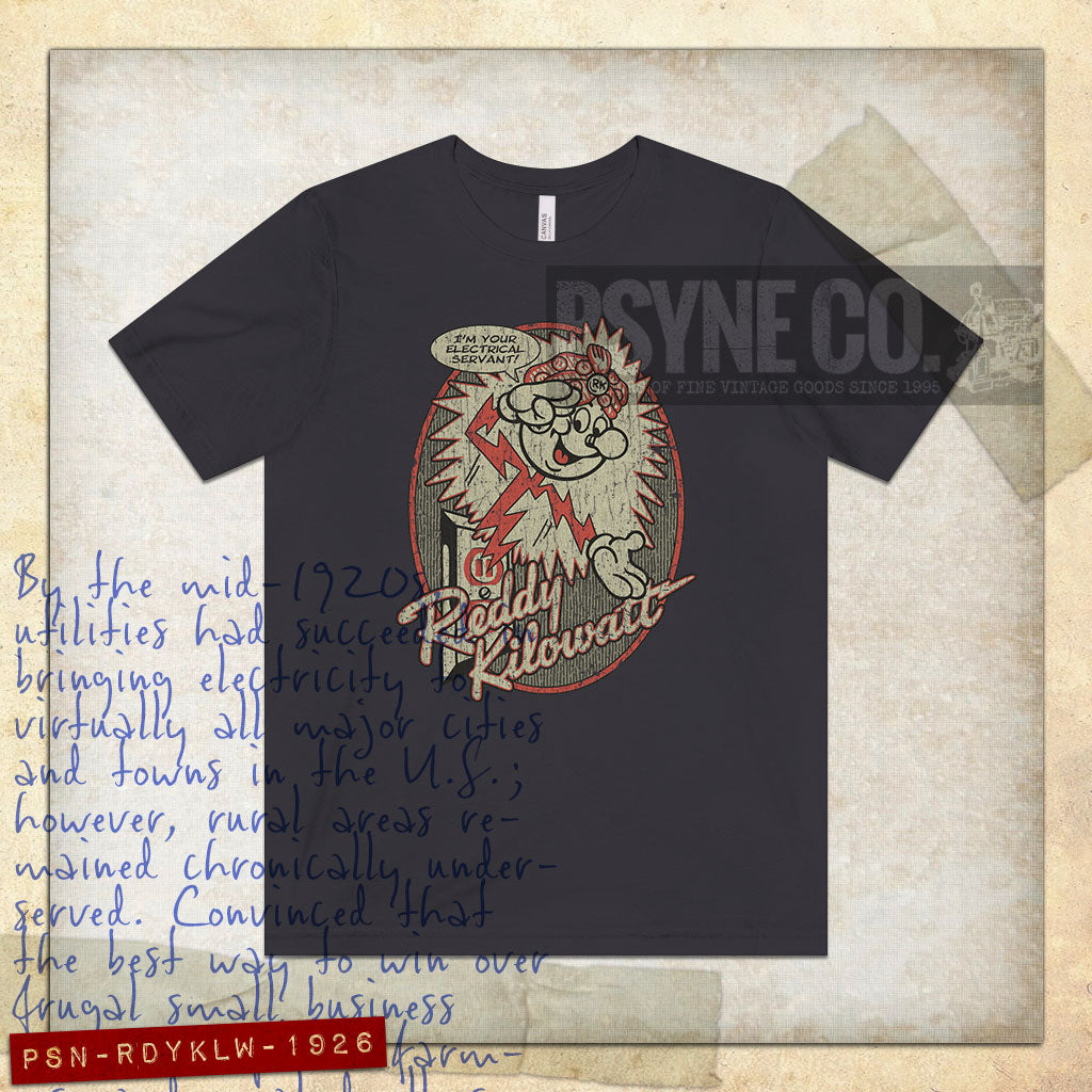 Reddy Kilowatt Your Electrical Servant 1926 Vintage Men's T-Shirt