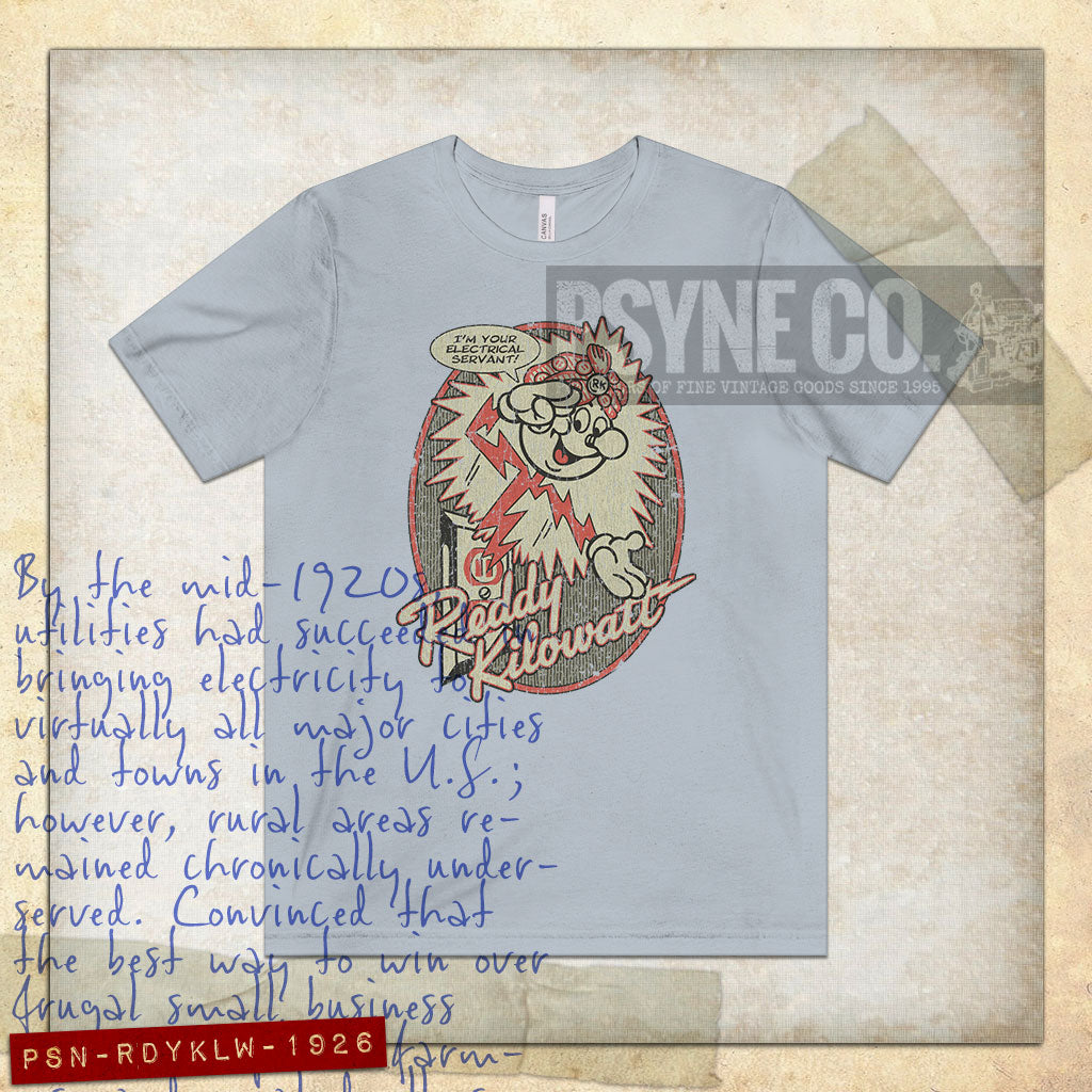 Reddy Kilowatt Your Electrical Servant 1926 Vintage Men's T-Shirt