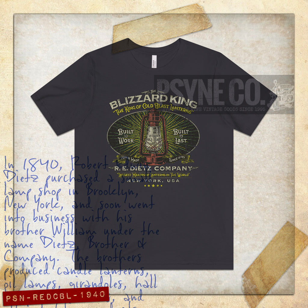 R.E. Dietz Company Blizzard Lantern 1840 Vintage Men's T-Shirt