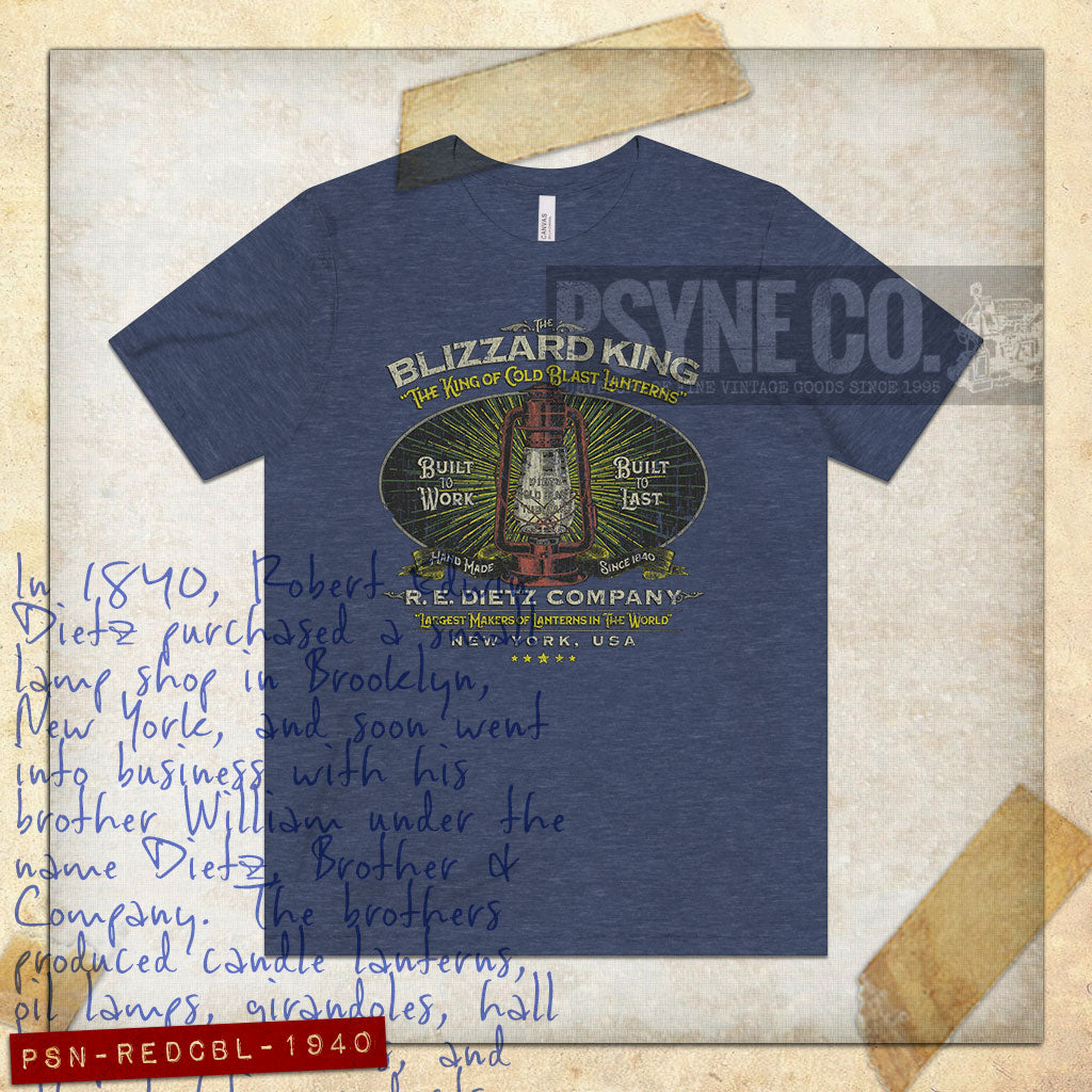 R.E. Dietz Company Blizzard Lantern 1840 Vintage Men's T-Shirt