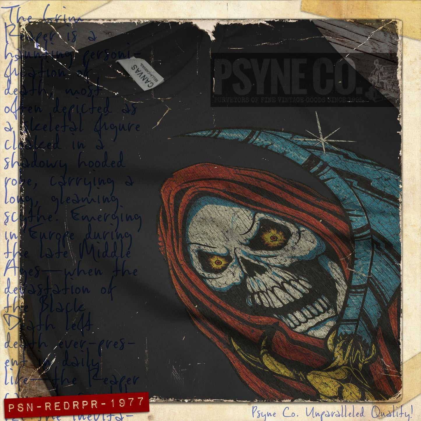Red Reaper 1977 Vintage Men's T-Shirt