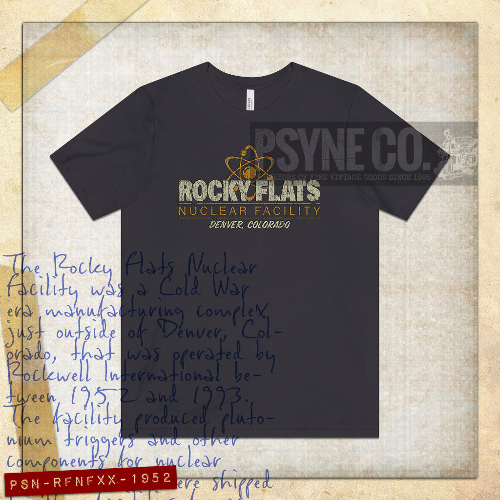 Rocky Flats Nuclear Facility 1952 Vintage Men's T-Shirt