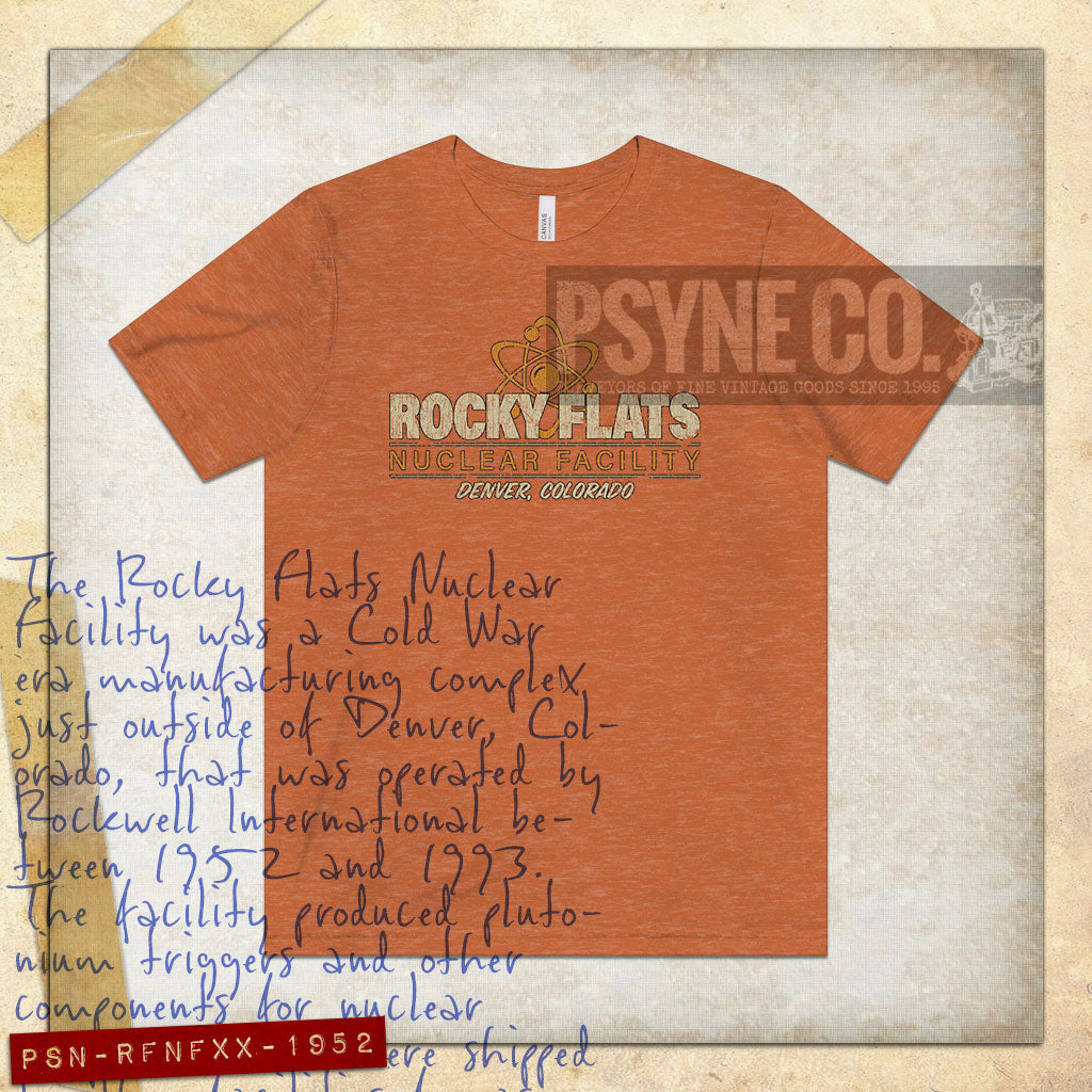 Rocky Flats Nuclear Facility 1952 Vintage Men's T-Shirt