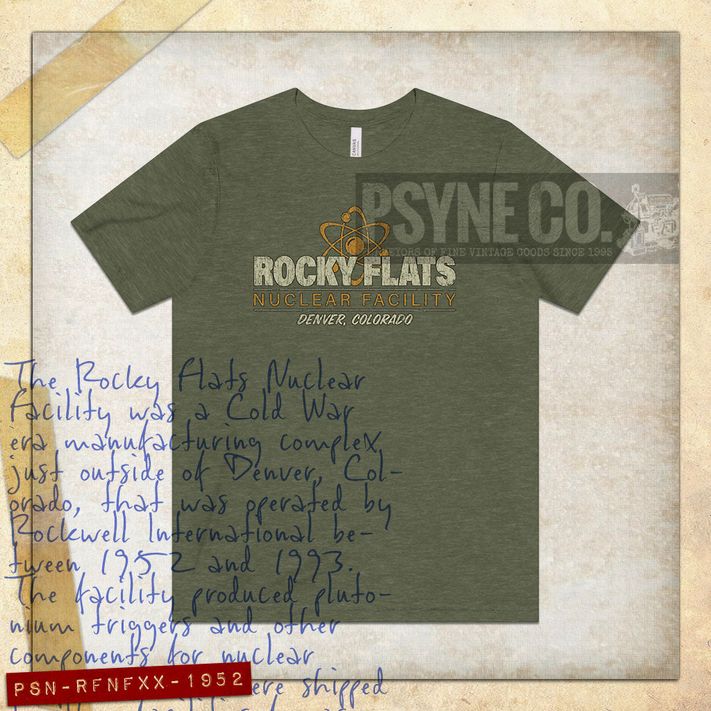 Rocky Flats Nuclear Facility 1952 Vintage Men's T-Shirt