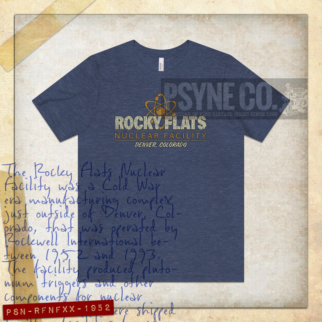 Rocky Flats Nuclear Facility 1952 Vintage Men's T-Shirt