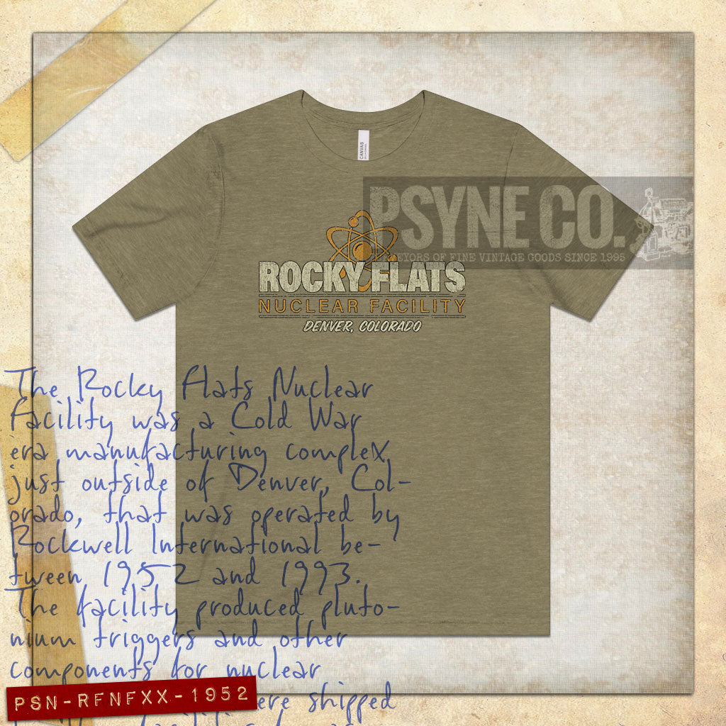 Rocky Flats Nuclear Facility 1952 Vintage Men's T-Shirt