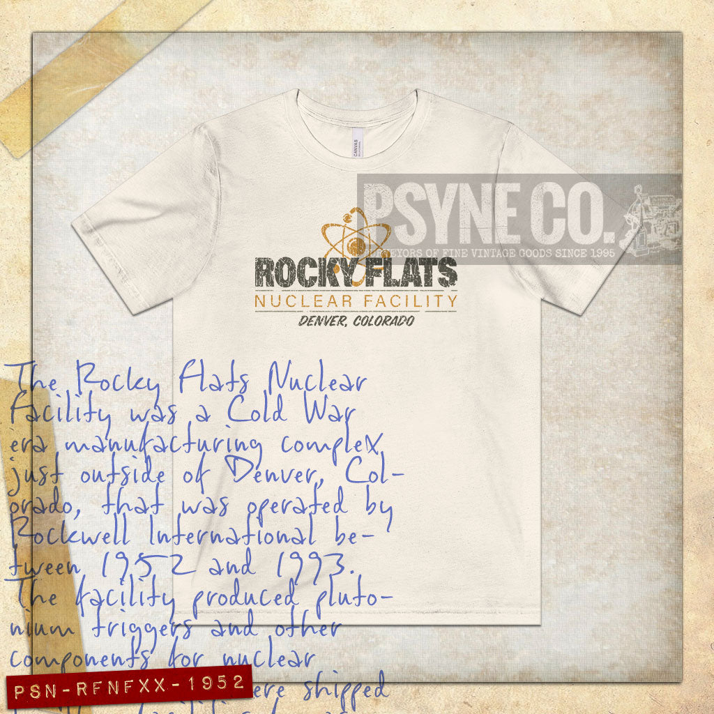 Rocky Flats Nuclear Facility 1952 Vintage Men's T-Shirt