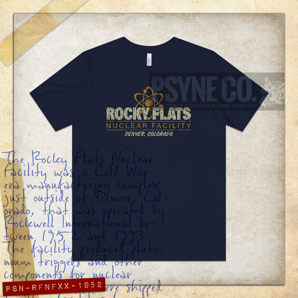Rocky Flats Nuclear Facility 1952 Vintage Men's T-Shirt