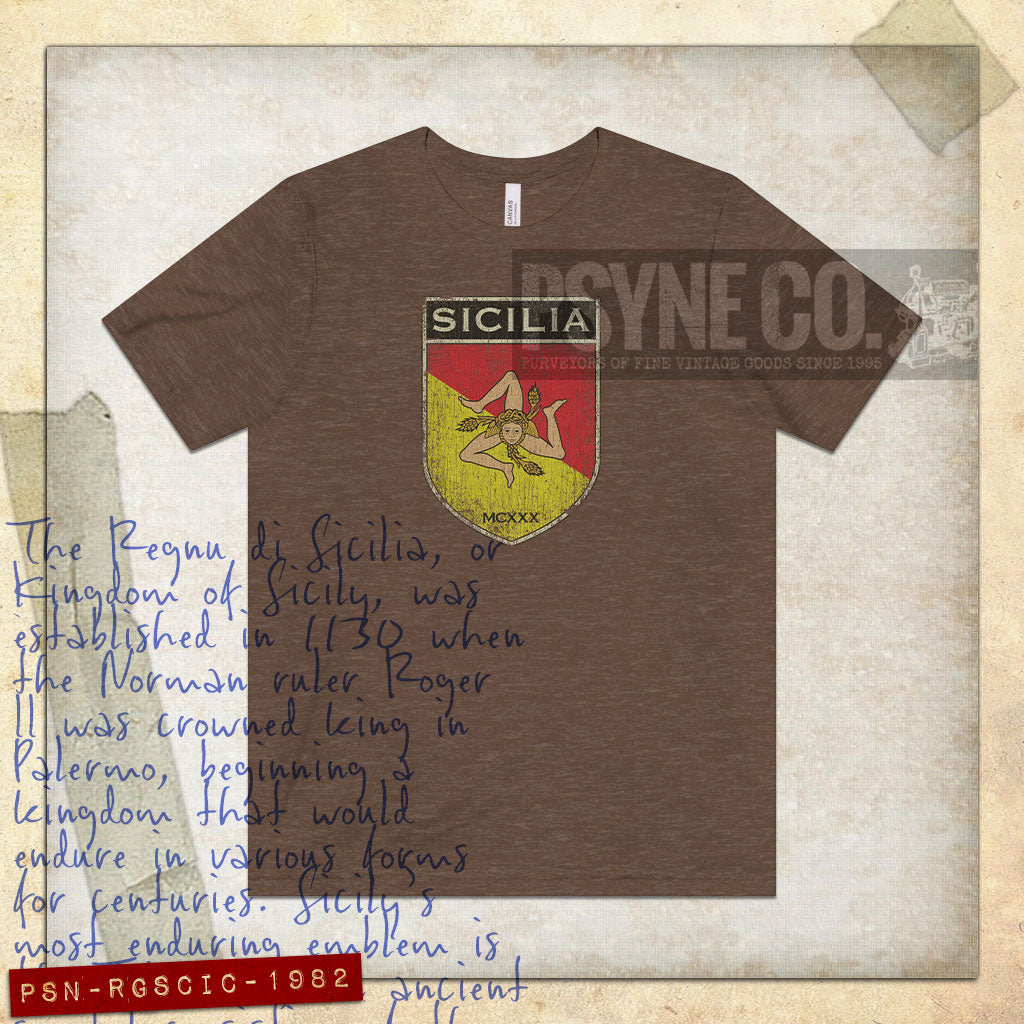 Regnu di Sicilia 1982 Vintage Men's T-Shirt