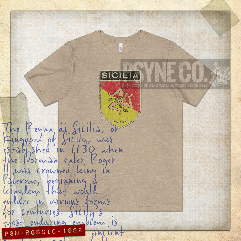 Regnu di Sicilia 1982 Vintage Men's T-Shirt