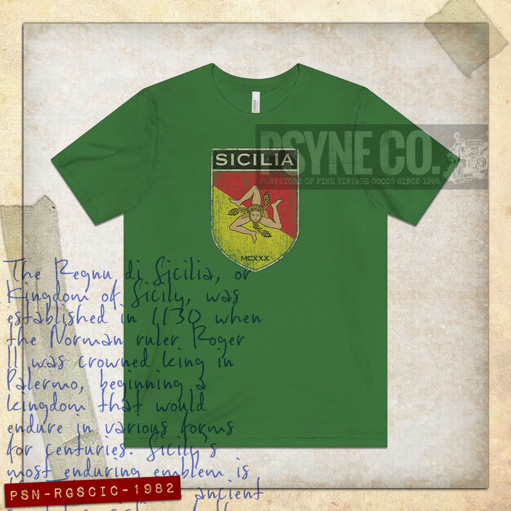 Regnu di Sicilia 1982 Vintage Men's T-Shirt