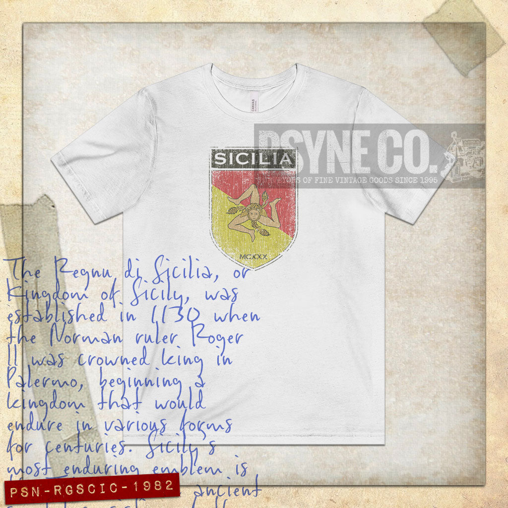 Regnu di Sicilia 1982 Vintage Men's T-Shirt