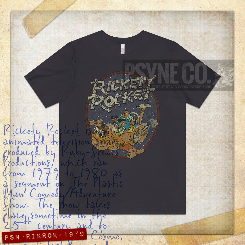 Rickety Rocket 1979 Vintage Men's T-Shirt
