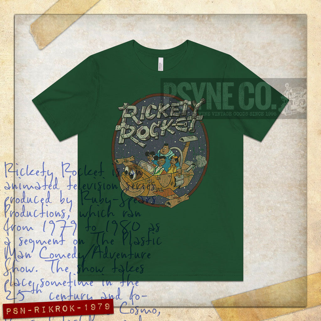 Rickety Rocket 1979 Vintage Men's T-Shirt