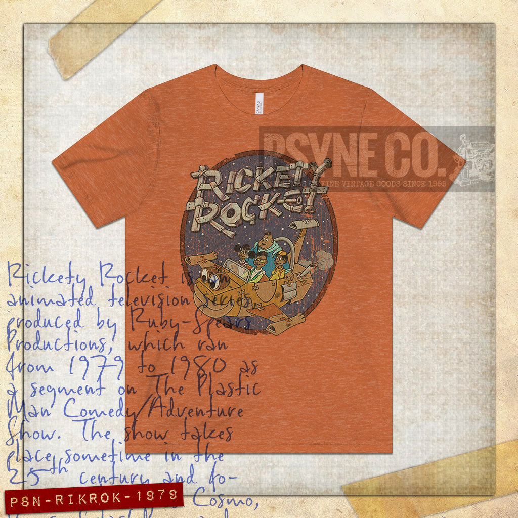Rickety Rocket 1979 Vintage Men's T-Shirt