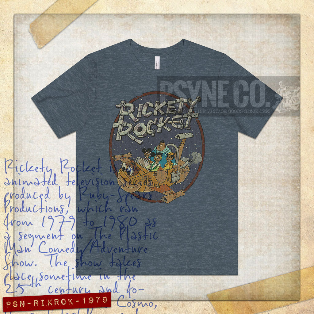 Rickety Rocket 1979 Vintage Men's T-Shirt