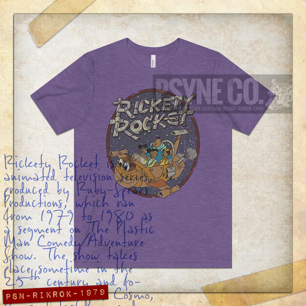 Rickety Rocket 1979 Vintage Men's T-Shirt