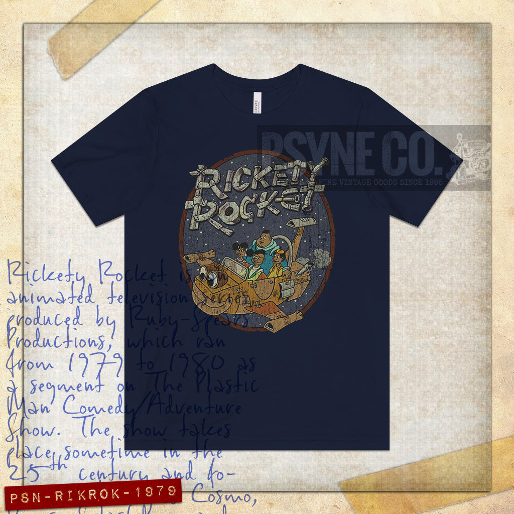 Rickety Rocket 1979 Vintage Men's T-Shirt
