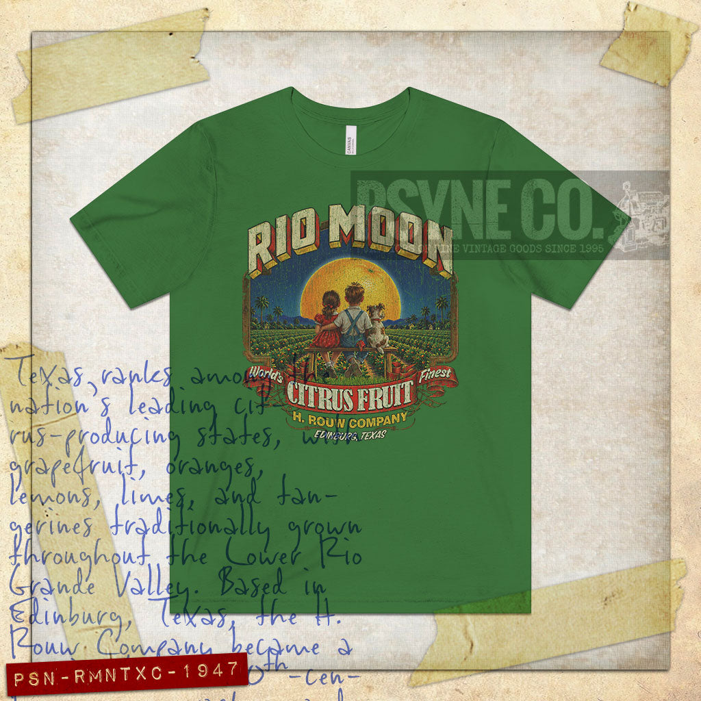 Rio Moon Texas Citrus 1947 Vintage Men's T-Shirt