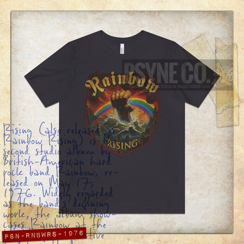 Rainbow Rising 1976 Vintage Men’s T-Shirt