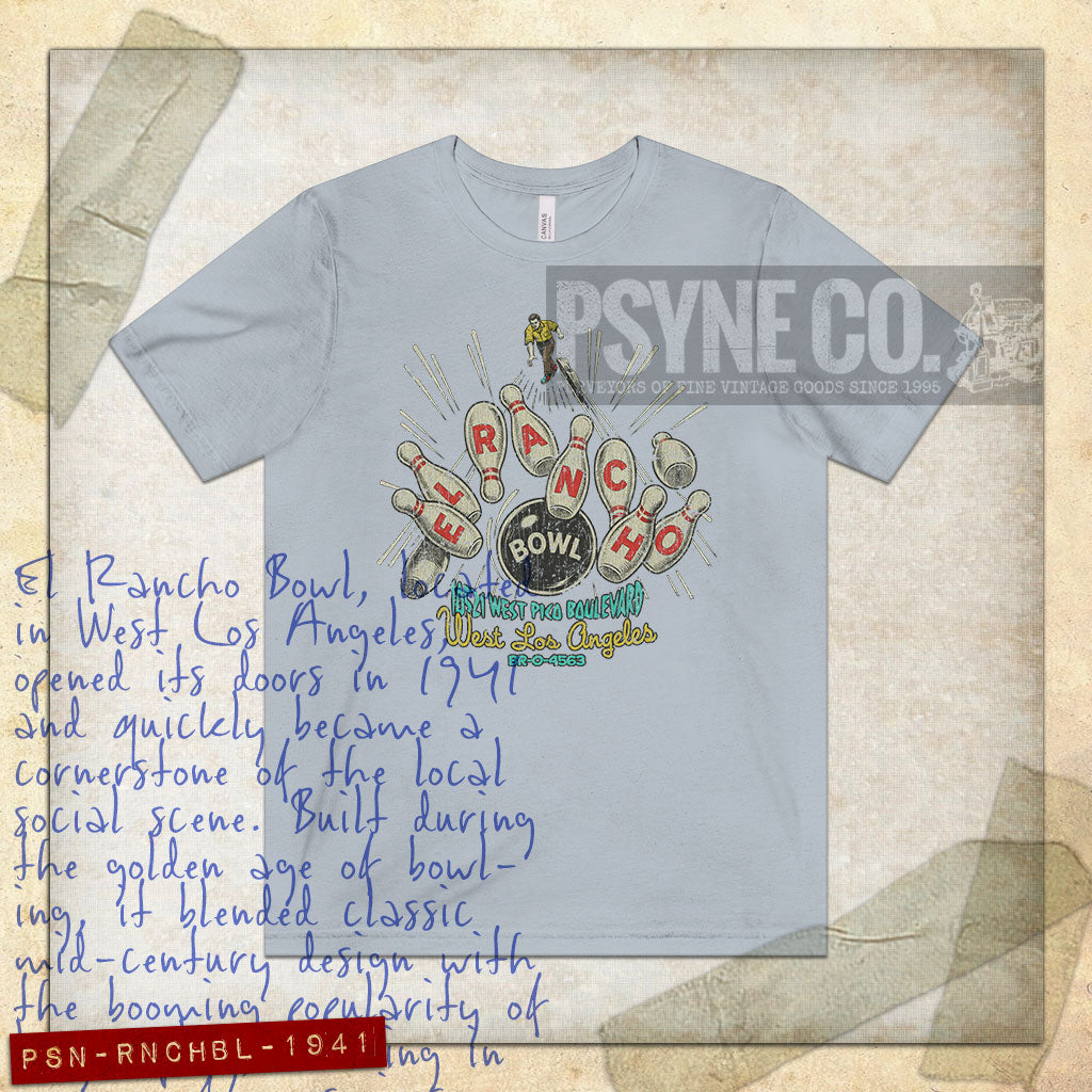 El Rancho Bowl 1941 Vintage Men's T-Shirt