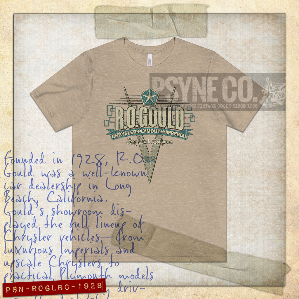 R.O. Gould Long Beach 1928 Vintage Men's T-Shirt