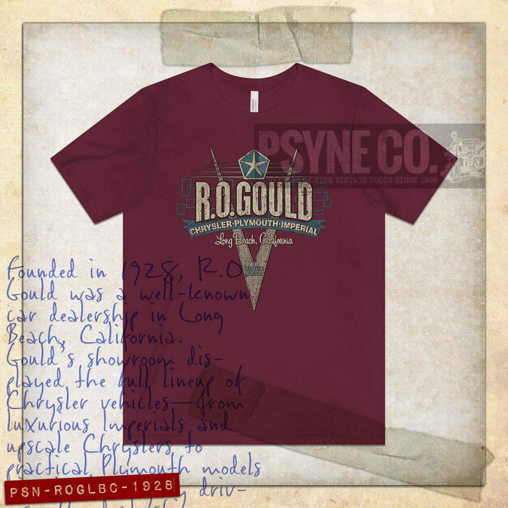 R.O. Gould Long Beach 1928 Vintage Men's T-Shirt