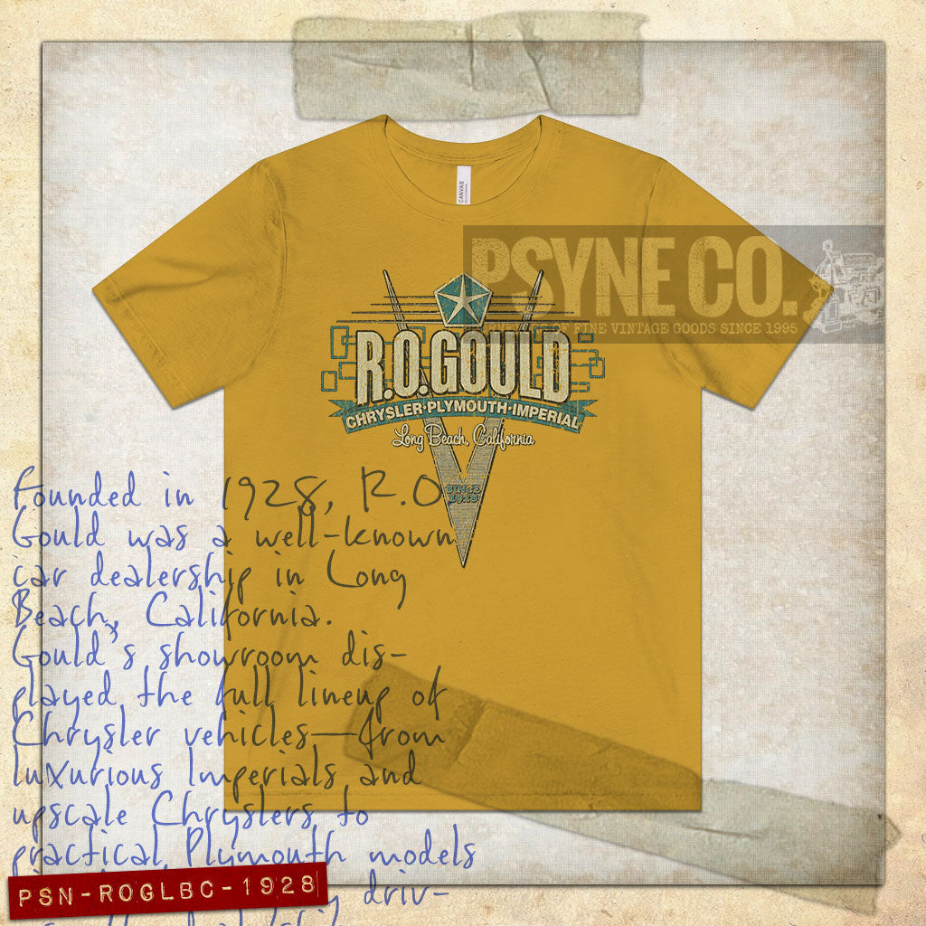R.O. Gould Long Beach 1928 Vintage Men's T-Shirt