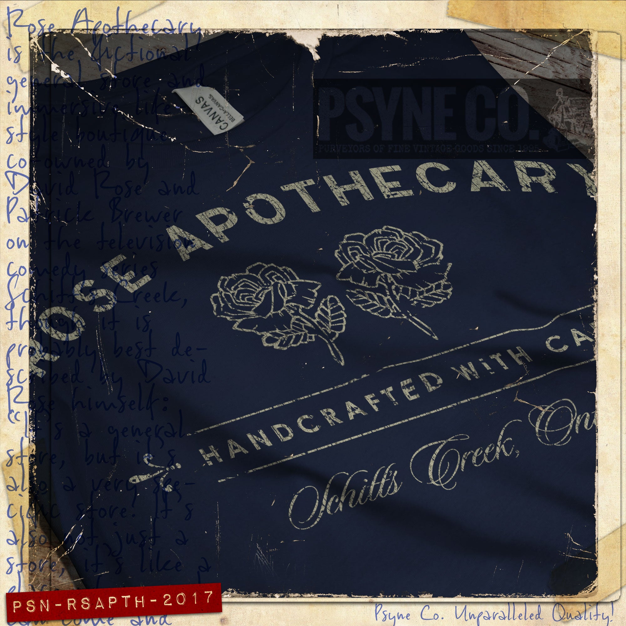 Rose Apothecary 2017 Vintage Men's T-Shirt