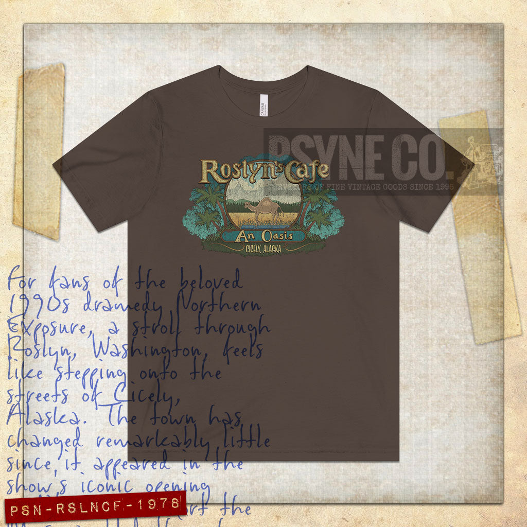 Roslyn's Cafe 1978 Vintage Men’s T-Shirt