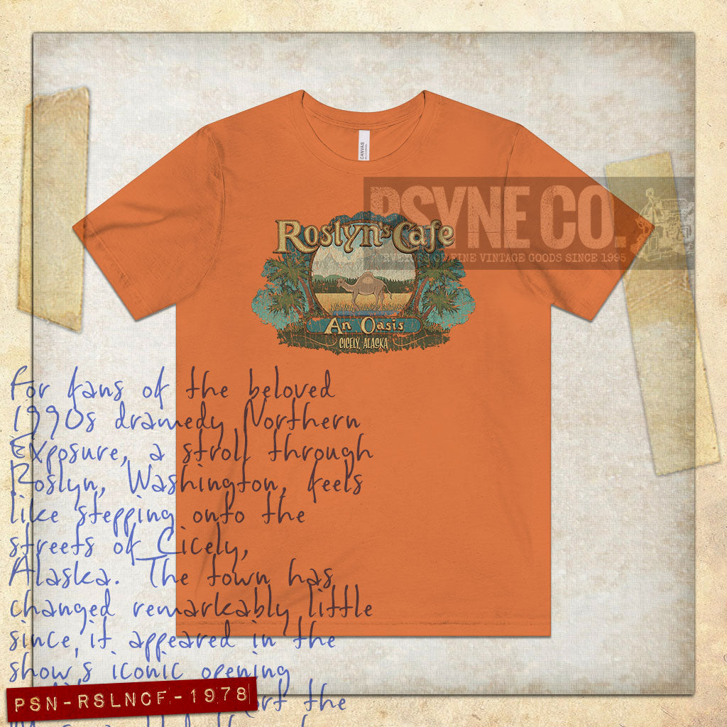 Roslyn's Cafe 1978 Vintage Men’s T-Shirt