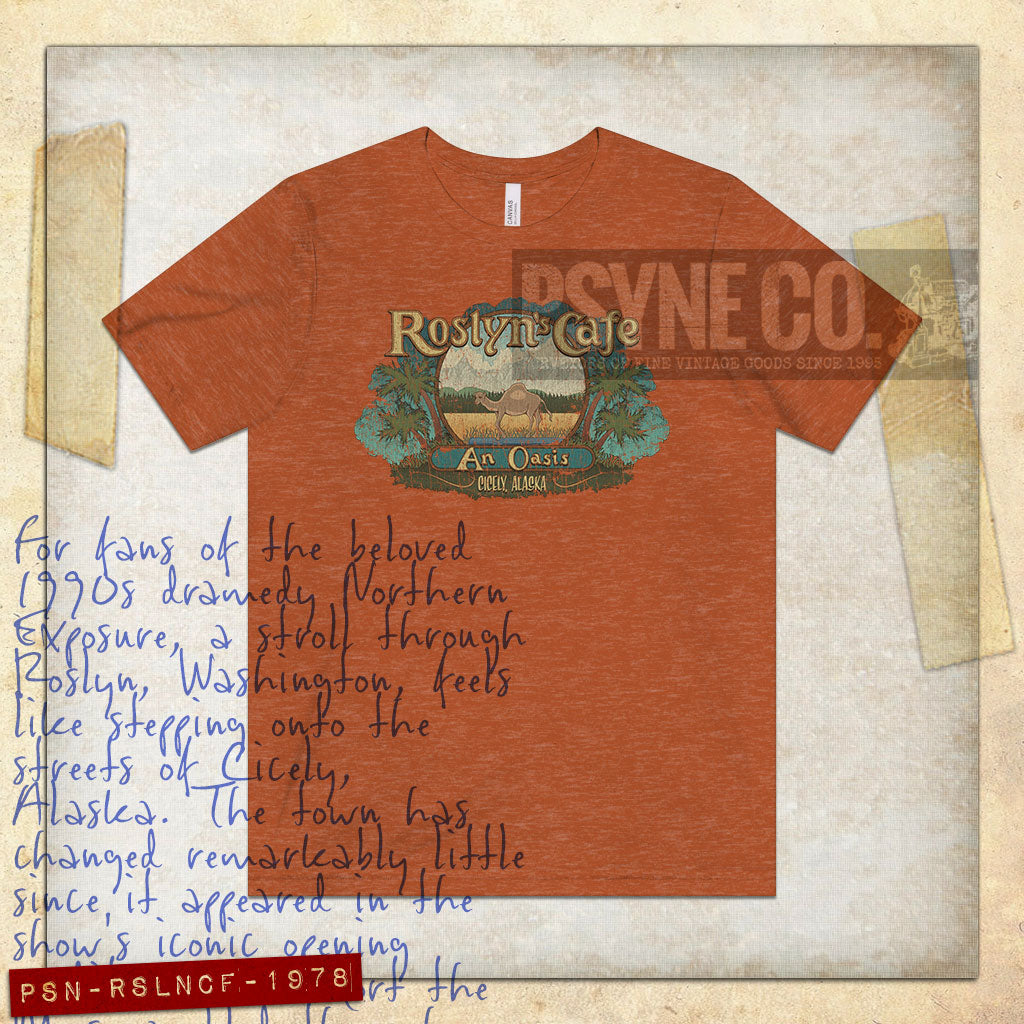 Roslyn's Cafe 1978 Vintage Men’s T-Shirt