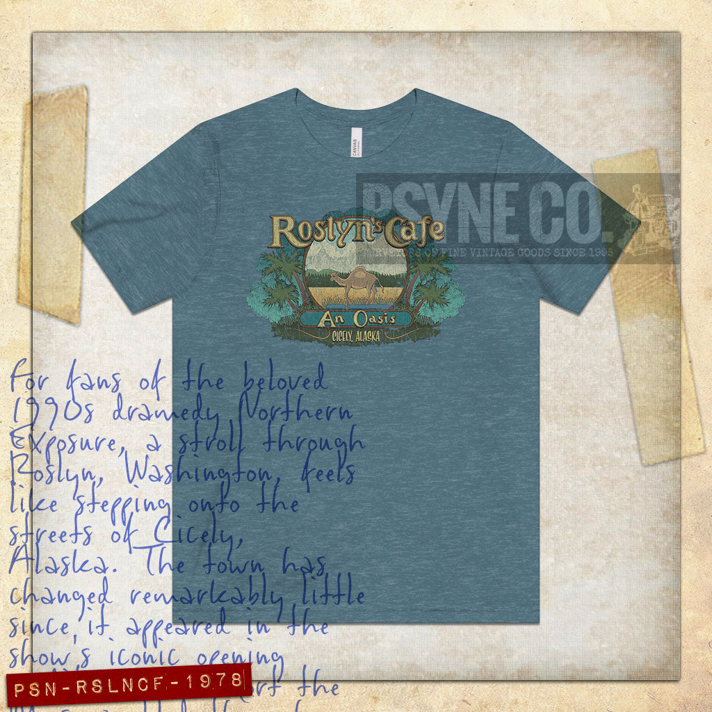 Roslyn's Cafe 1978 Vintage Men’s T-Shirt