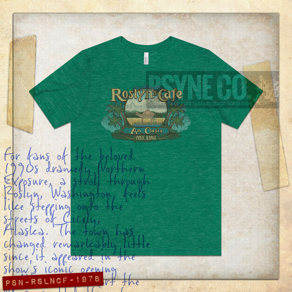 Roslyn's Cafe 1978 Vintage Men’s T-Shirt