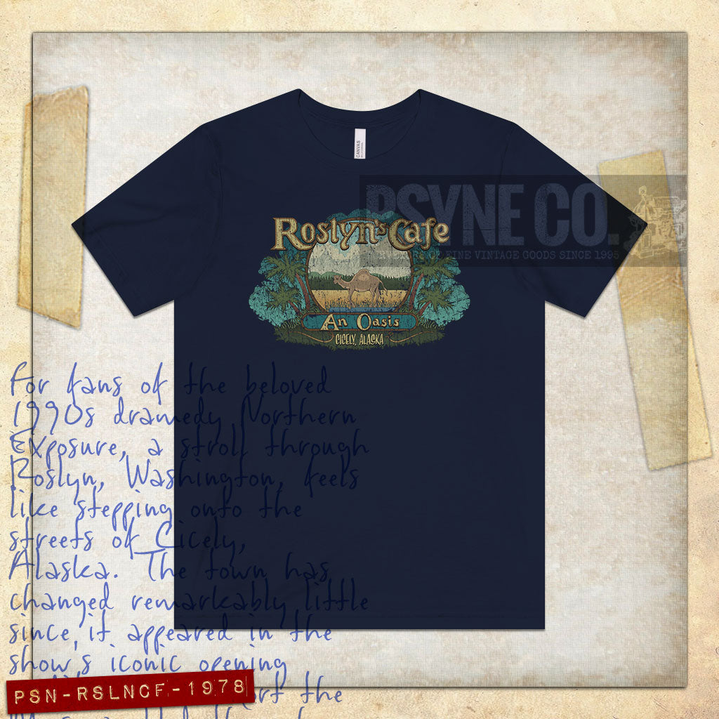 Roslyn's Cafe 1978 Vintage Men’s T-Shirt