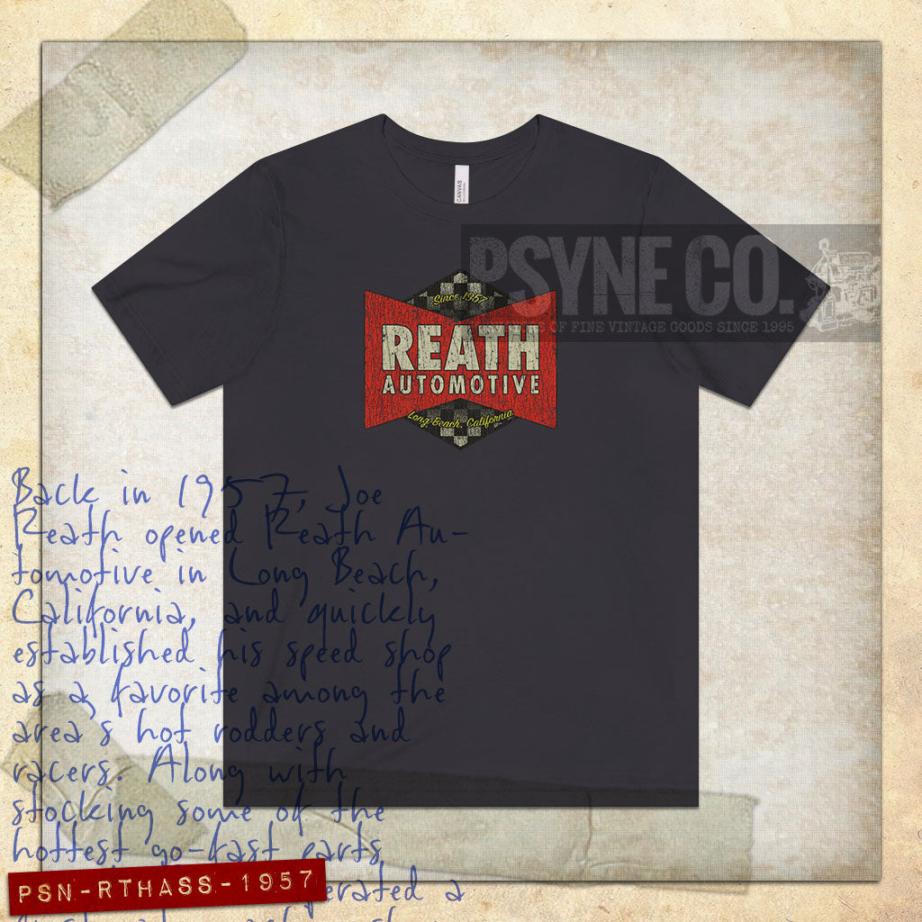 Reath Automotive Speed Shop 1957 Vintage Men's T-Shirt