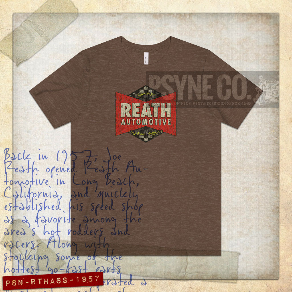 Reath Automotive Speed Shop 1957 Vintage Men's T-Shirt