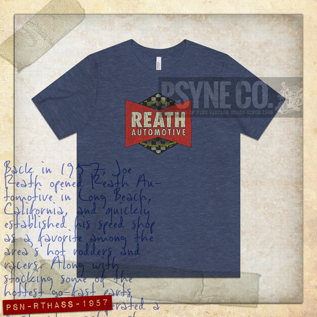 Reath Automotive Speed Shop 1957 Vintage Men's T-Shirt