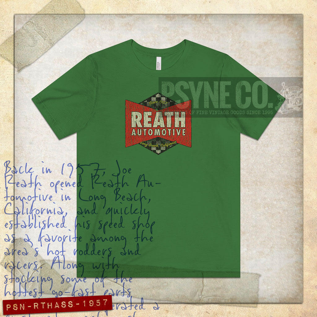 Reath Automotive Speed Shop 1957 Vintage Men's T-Shirt