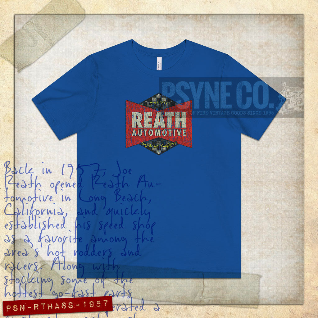 Reath Automotive Speed Shop 1957 Vintage Men's T-Shirt