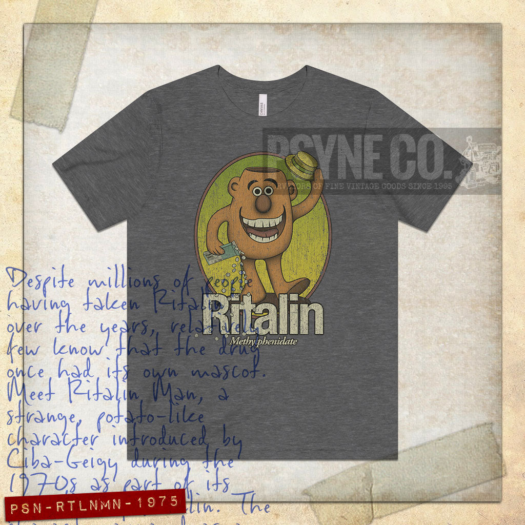Ritalin Man 1975 Vintage Men's T-Shirt