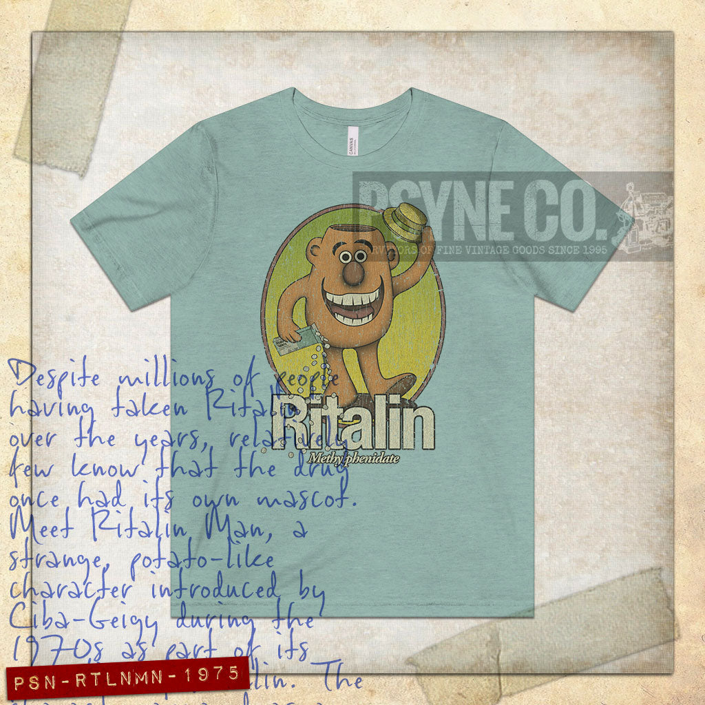 Ritalin Man 1975 Vintage Men's T-Shirt
