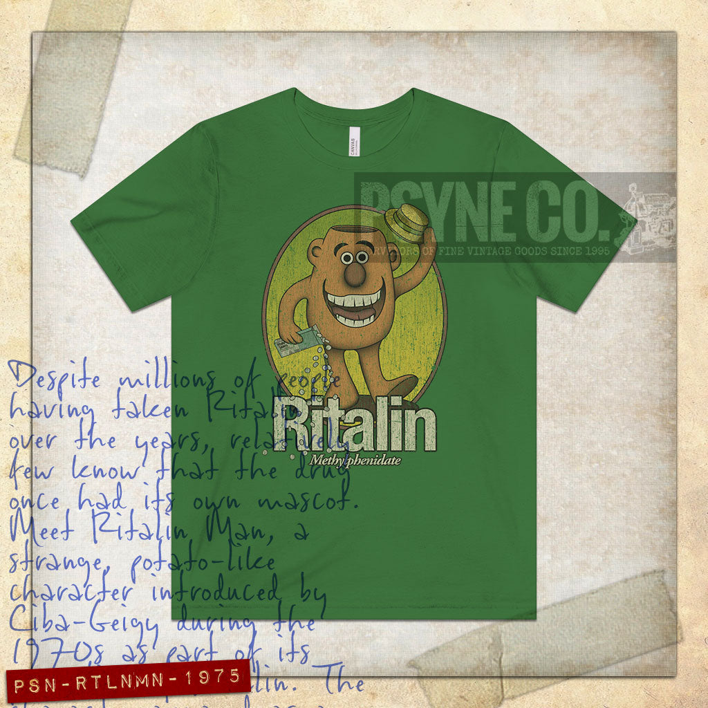 Ritalin Man 1975 Vintage Men's T-Shirt