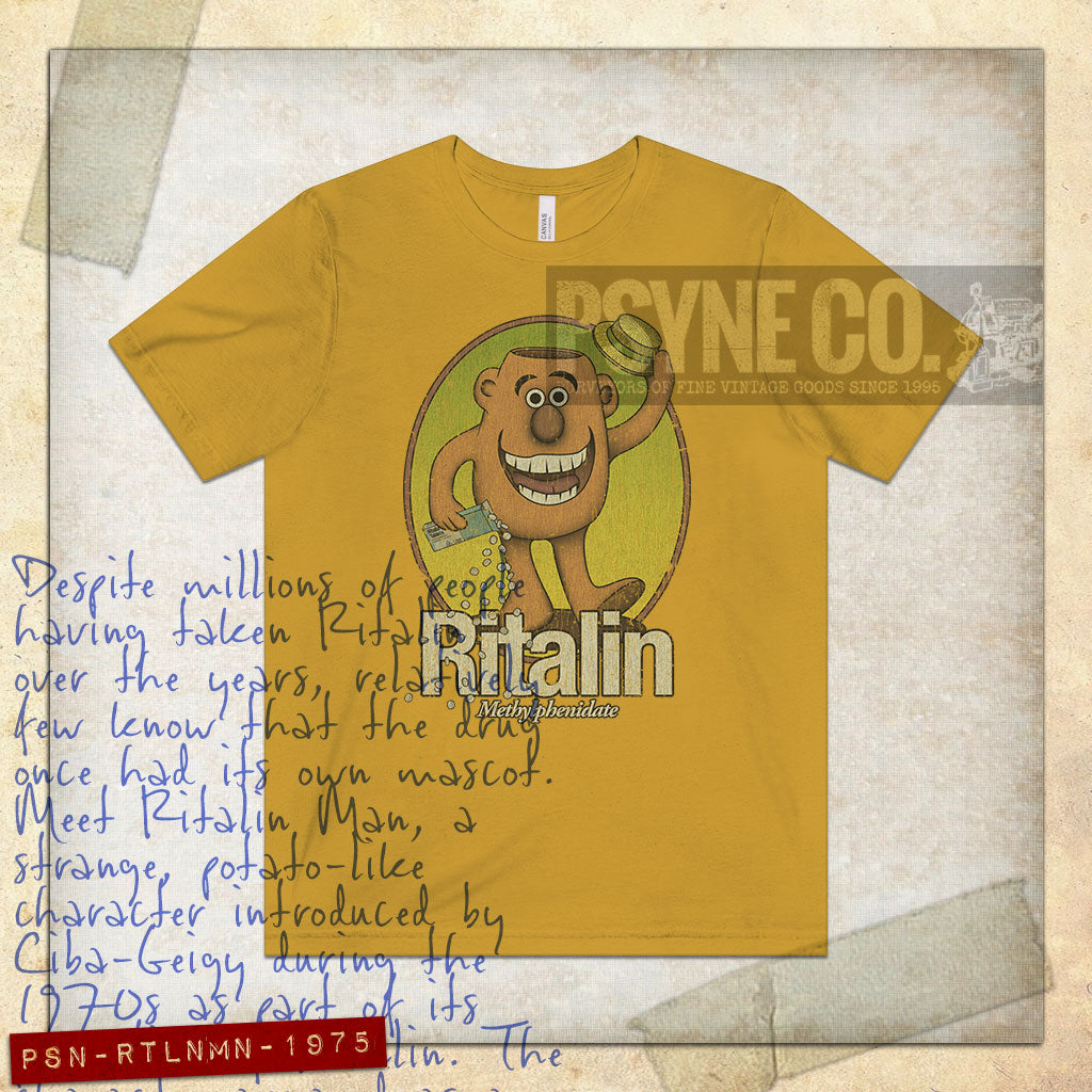 Ritalin Man 1975 Vintage Men's T-Shirt