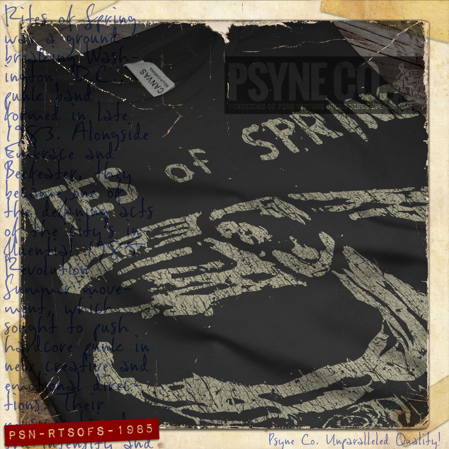 Rites of Spring 1985 Vintage Men's T-Shirt