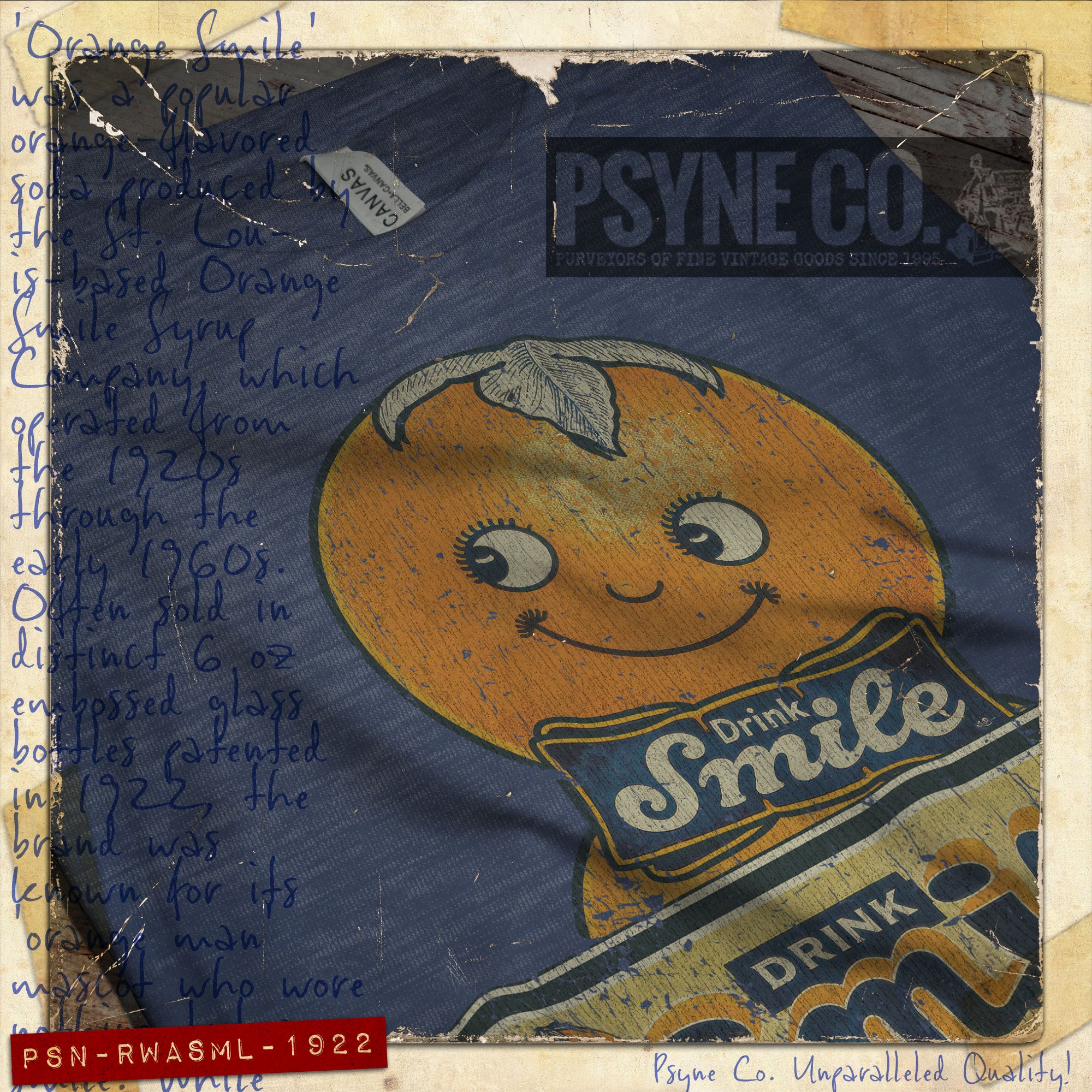 Refresh With a Smile 1922 Vintage Men's T-Shirt