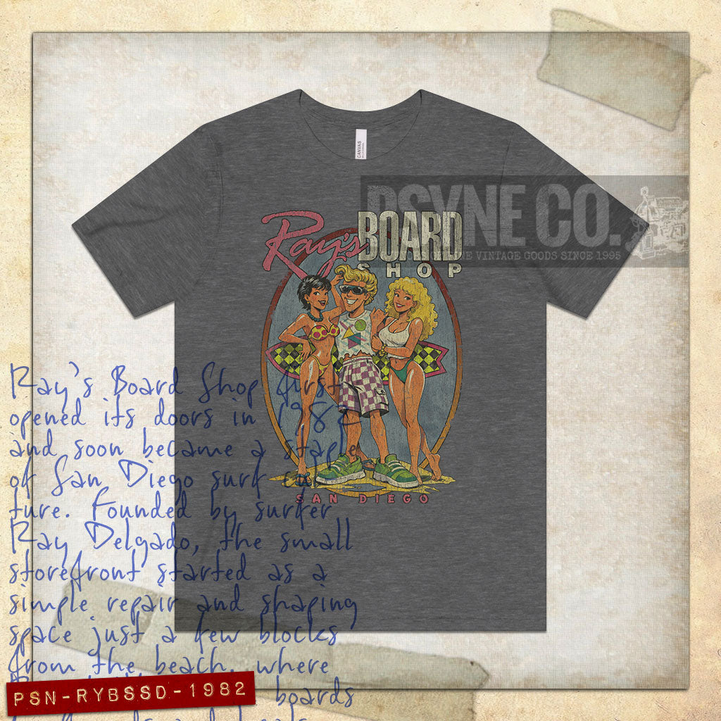 Ray's Board Shop San Diego 1982 Vintage Men's T-Shirt