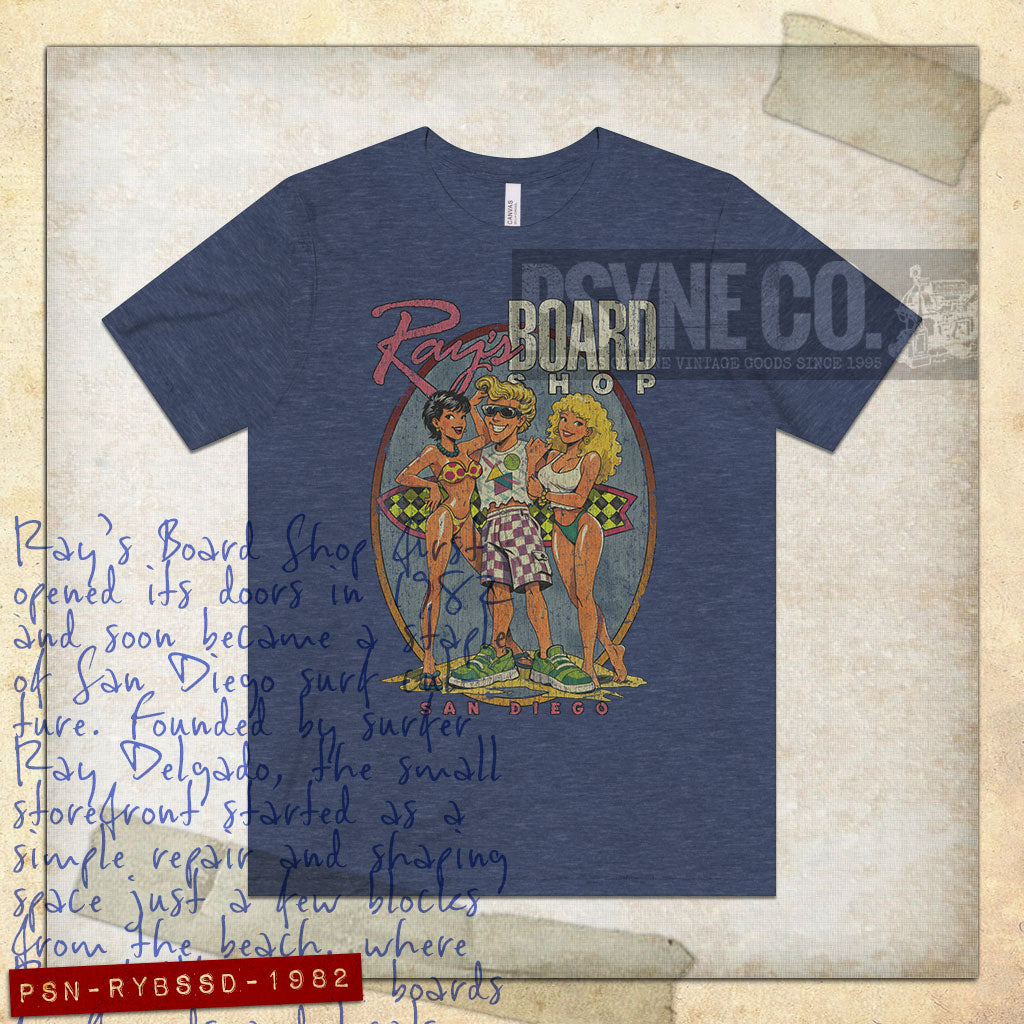 Ray's Board Shop San Diego 1982 Vintage Men's T-Shirt