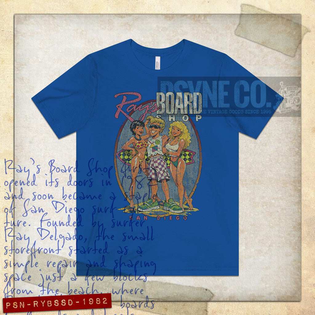 Ray's Board Shop San Diego 1982 Vintage Men's T-Shirt